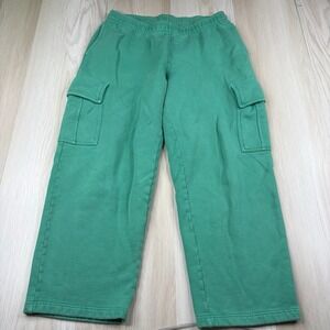 Aritzia TNA Cozy Sweatfleece Mega Fit Activewear Cargo Pants Women's Size Medium